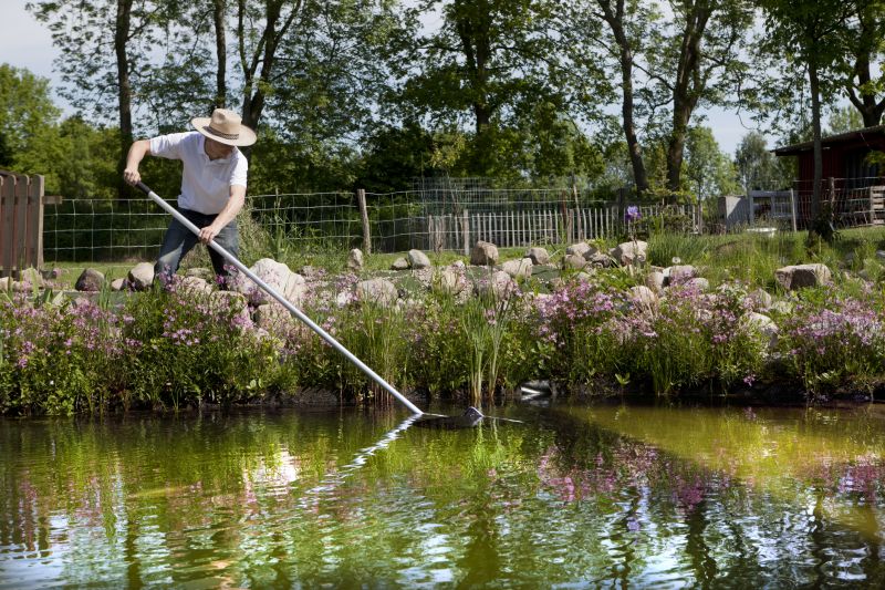 Products For Pond Cleanings in use